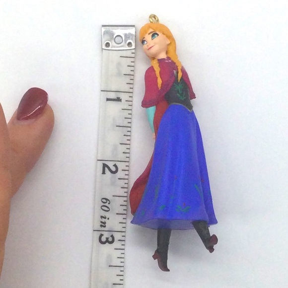 Disney frozen princess anna ornament in box 2015 hallmark 3.5” Christmas tree - Picture 6 of 6